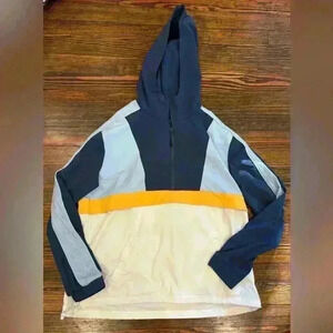 Four Laps NWOT jacket retro anorak windbreaker pullover sz xl
